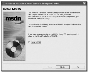 form MSDN.Visual Basic 6.0 Enterprise Edition